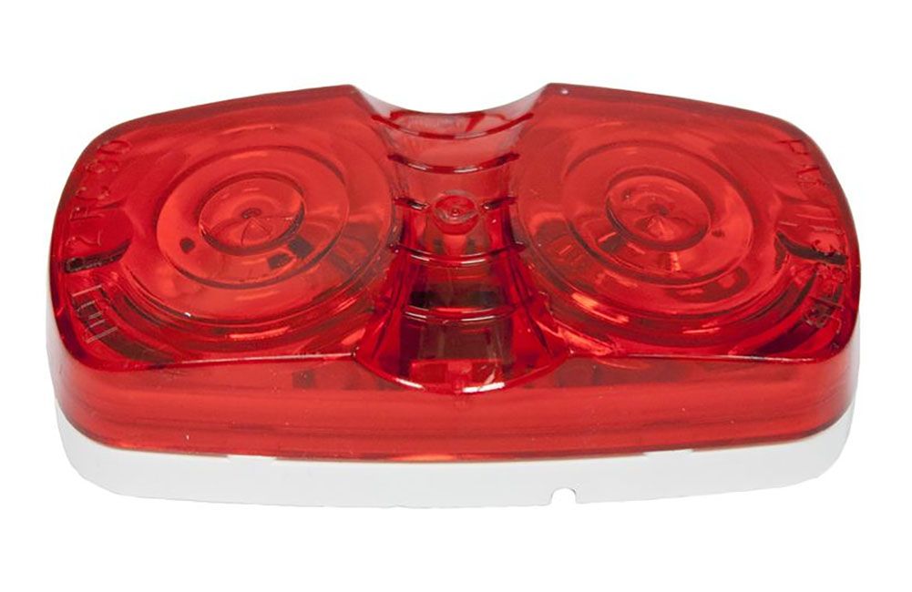 DOUBLE BULLS-EYE MARKER/CLEARANCE LIGHT, Color: Red Light (M138R)