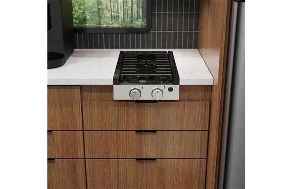 GE PROFILE RANGETOP 12" &amp; 21", Size - 2/3 Burner: 12" Two Burner (PLU612RTSS)