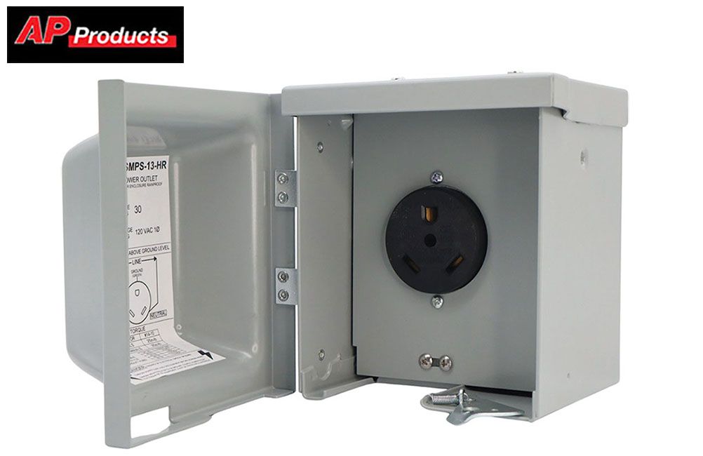 RV POWER OUTLET 120V (30/50 AMP), AMP: 30 AMP (CESMPS13HR)