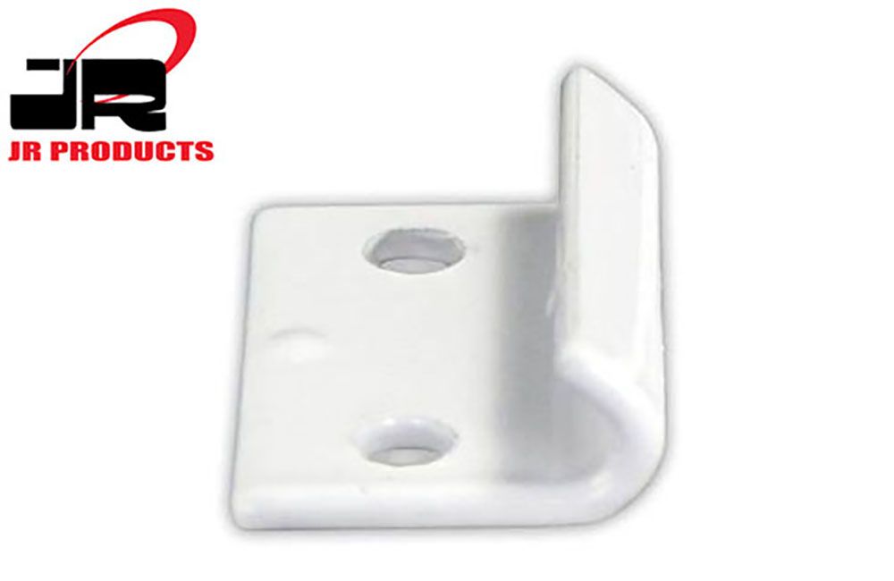 FOLD-DOWN CAMPER CATCH, Color: White (10855)