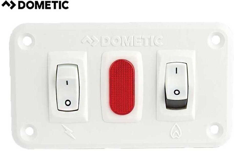 DUAL PANE SWITCH, Color: White (91230)