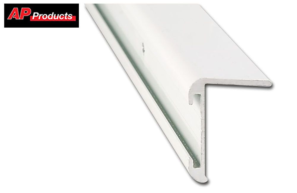 LONG LEG INSERT CORNER MOLDING, Color/Size: Polar White - 16 FT (021-85201-16)