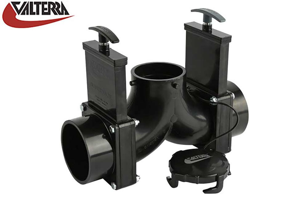 3" ROTATING DOUBLE ELL VALVE ASSEMBLY