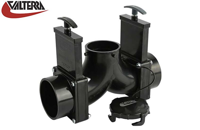 3" ROTATING DOUBLE ELL VALVE ASSEMBLY