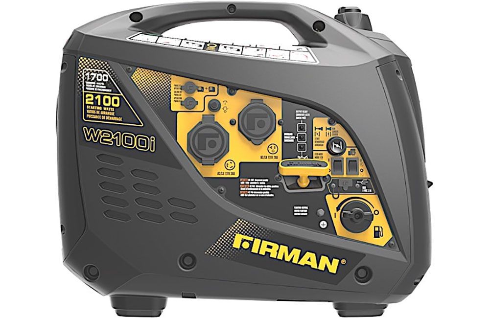 W01784-INVERTER 2100/1700W RECOIL START GASOLINE POWERED PARALLEL BUILT-IN PORTABLE GENERATOR