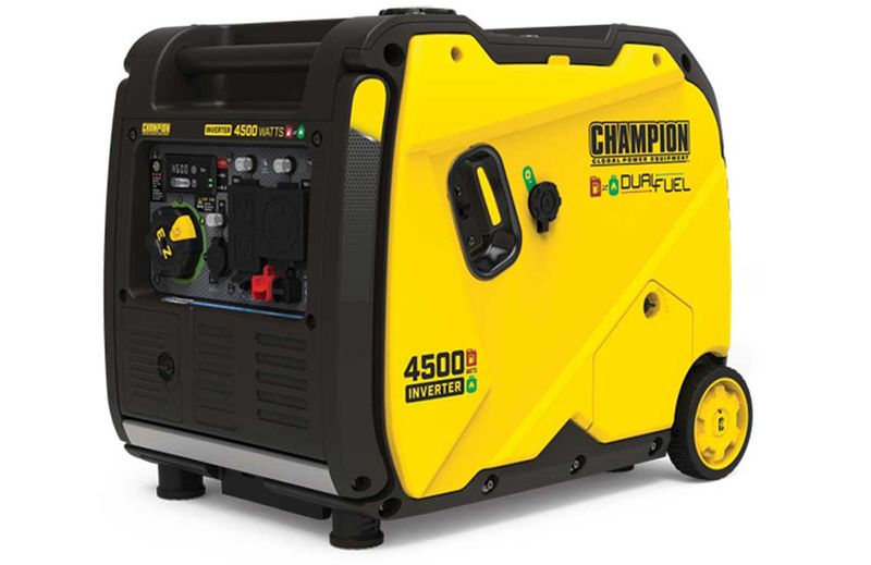 4500-WATT ELECTRIC START DUAL FUEL RV READY PORTABLE INVERTER GENERATOR W/QUIET TECHNOLOGY