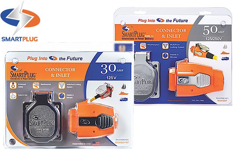 30/50 AMP-FEMALE CONNECTOR &amp; STAINLESS STEEL INLET