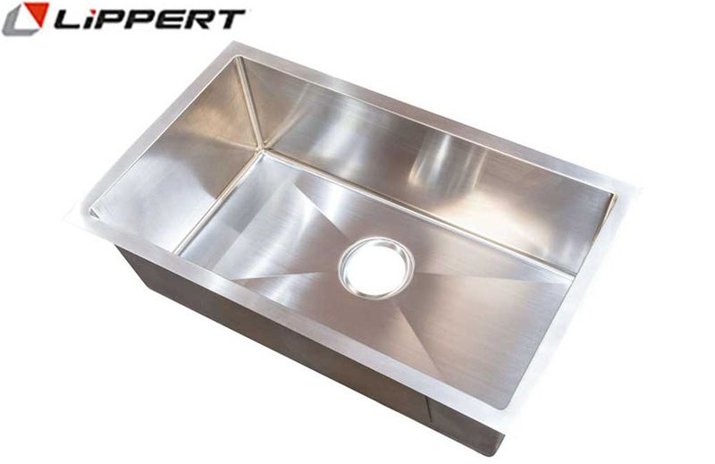 SINGLE BOWL SINK STAINLESS STEEL (25" x 15" x 7")