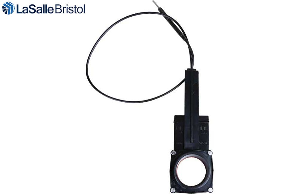 TERMINATION VALVE WITH CABLE PULL HANDLE, Size/Cable: 3" HxS Valve w/48" Cable (66N4AB48GM)