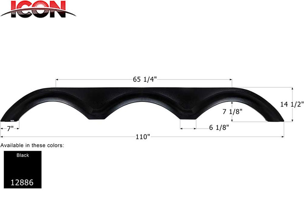 FENDER SKIRT, TRIPLE - KZ