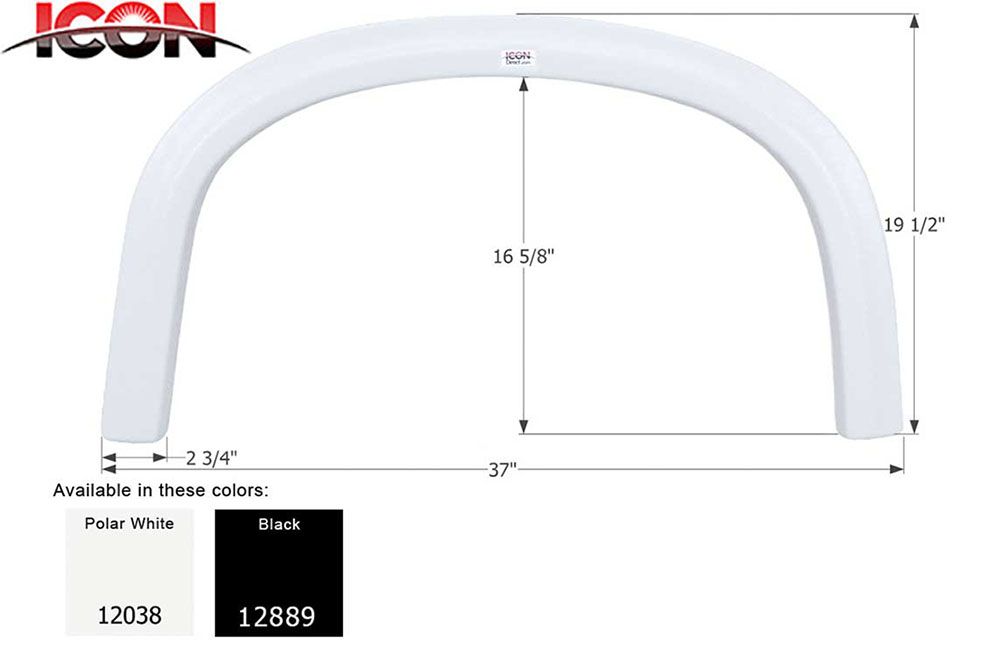 FENDER SKIRT, SINGLE - FOUR WINDS