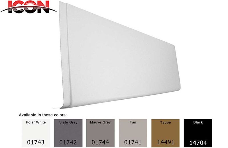 PANEL, 48 INCH SIDE, J-WRAP (TAUPE)
