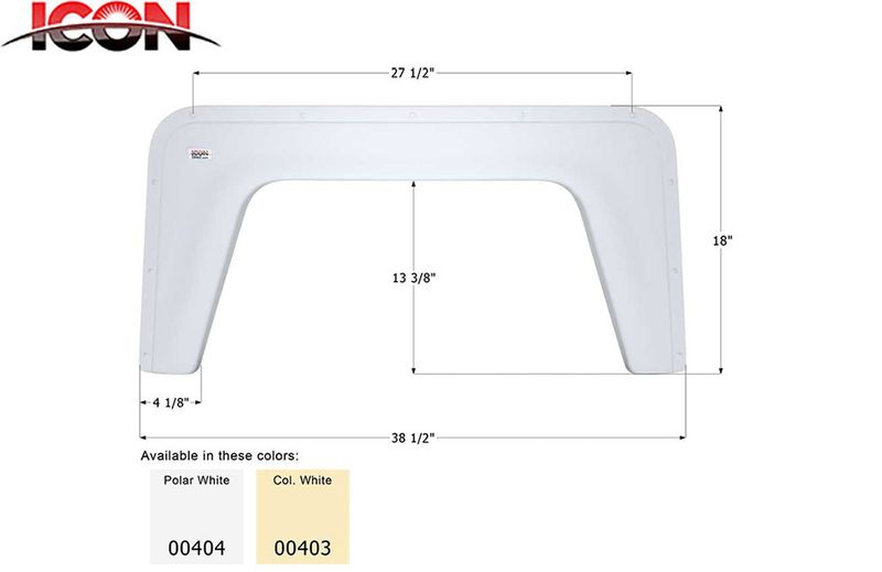 FENDER SKIRT, SINGLE - ICON