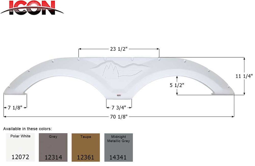 FENDER SKIRT, TANDEM - FOREST RIVER