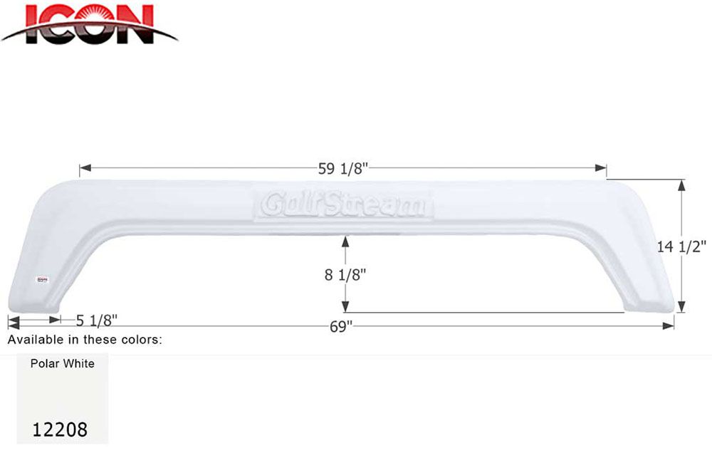 FENDER SKIRT, TANDEM - GULF STREAM