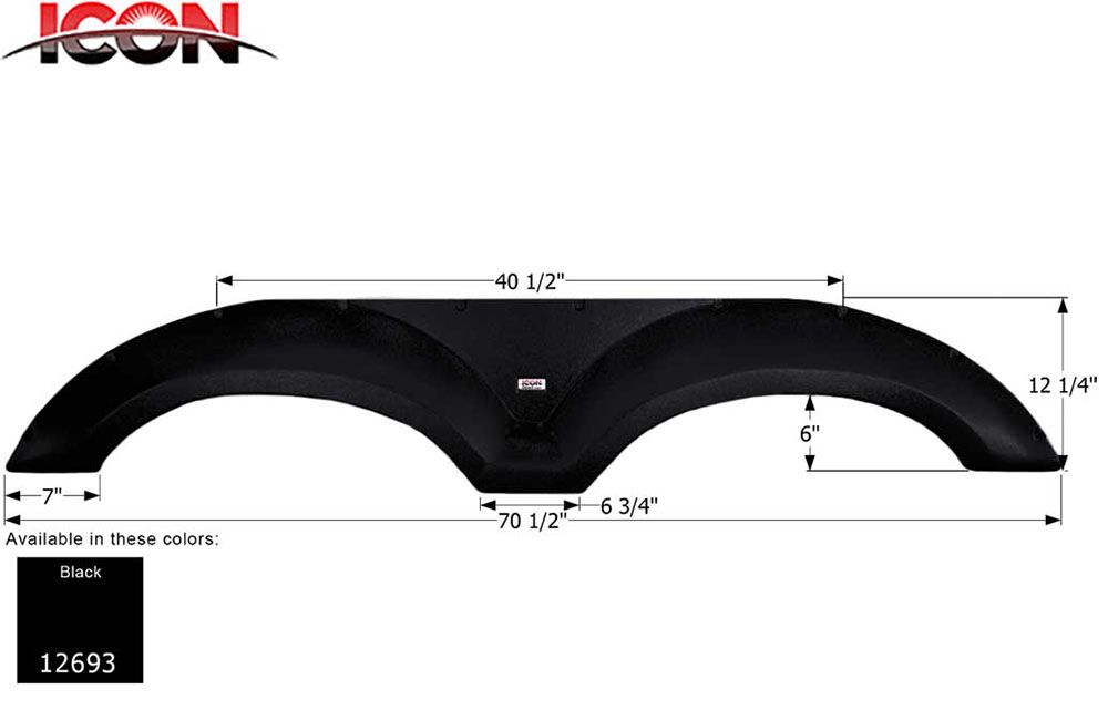 FENDER SKIRT, TANDEM - EVERGREEN