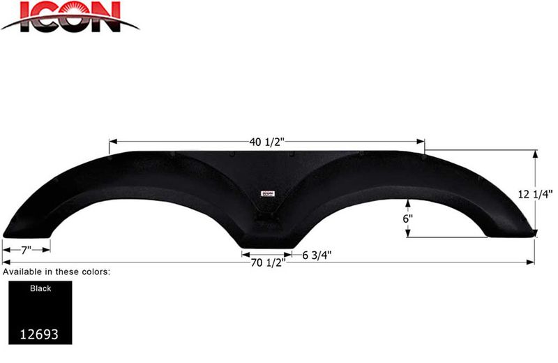 FENDER SKIRT, TANDEM - EVERGREEN