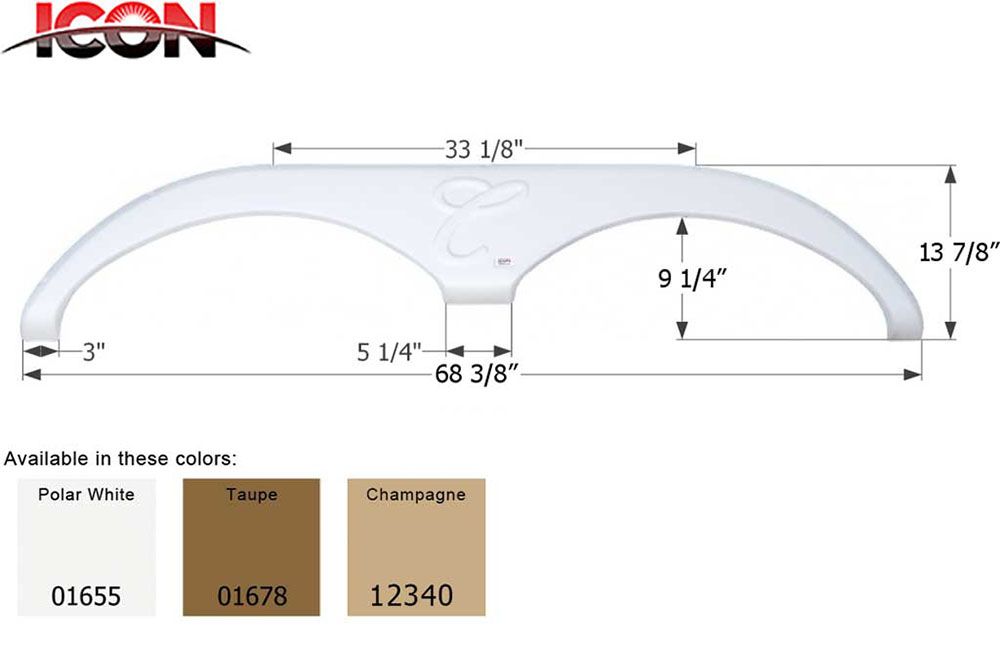 FENDER SKIRT, TANDEM - FOREST RIVER