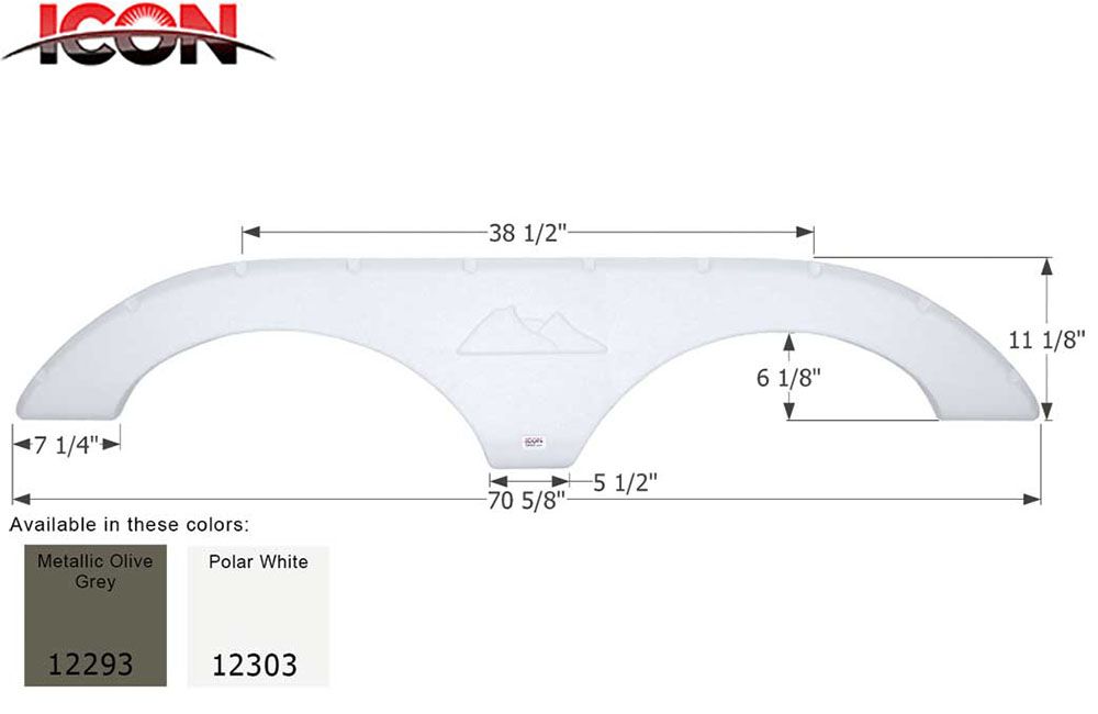 FENDER SKIRT, TANDEM - KEYSTONE