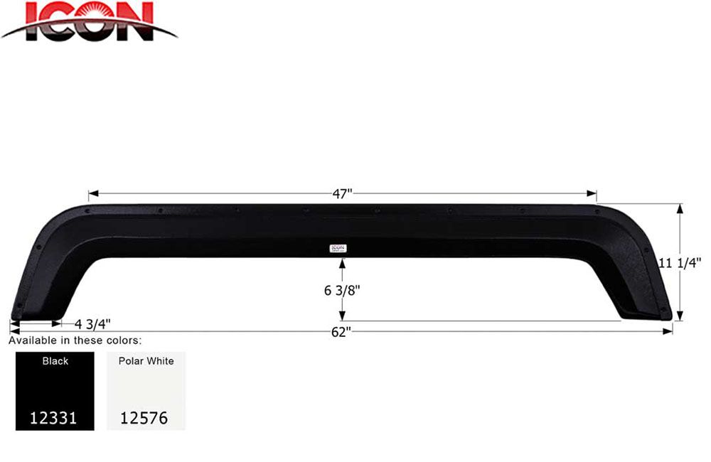 FENDER SKIRT, TANDEM - SKYLINE