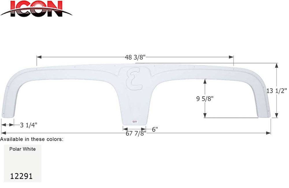 FENDER SKIRT, TANDEM - EXCEL
