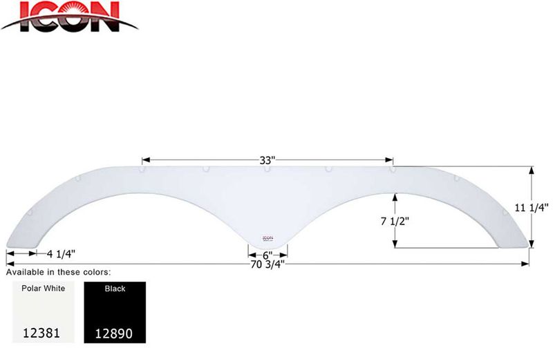 FENDER SKIRT, TANDEM - HEARTLAND