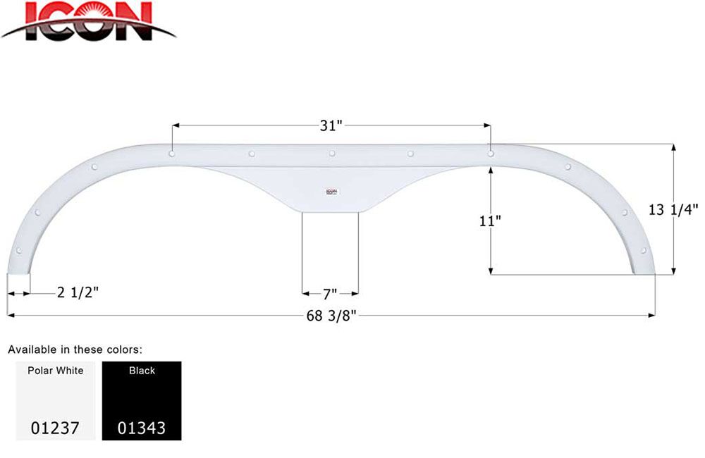 FENDER SKIRT, TANDEM - TRAVELAIRE