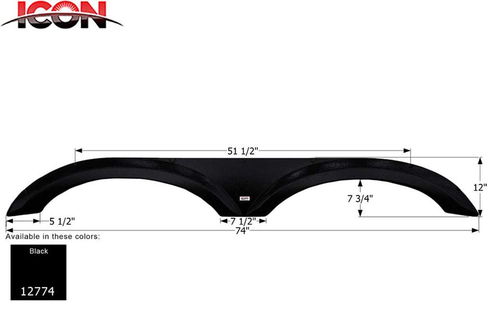 FENDER SKIRT, TANDEM - FOREST RIVER