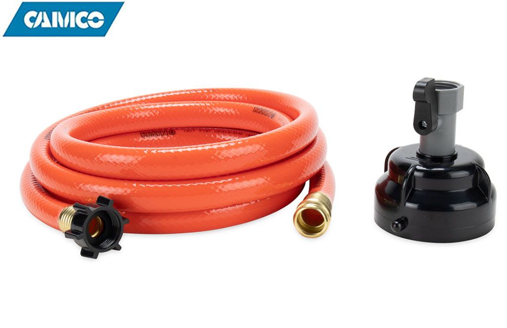 RHINOFLEX 10FT, CLEAN OUT HOSE SYSTEM w/RINSE CAP