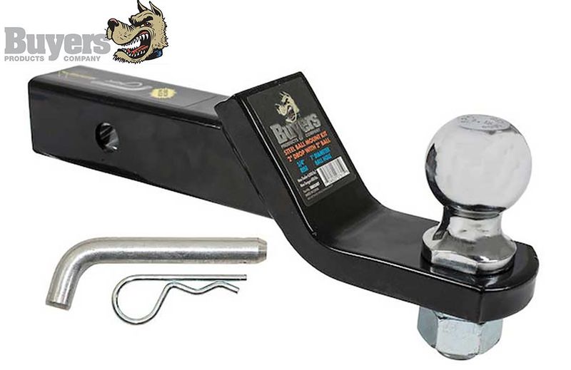 BALL MOUNT WITH CHROME HITCH BALL