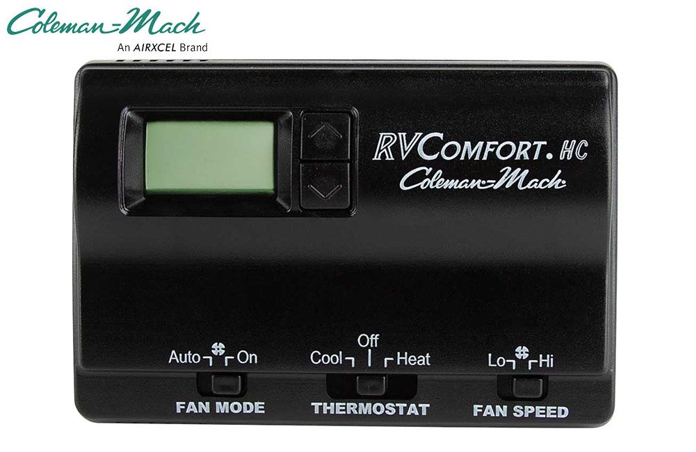 THERMOSTAT HEAT/COOL- BLACK, MACH 8