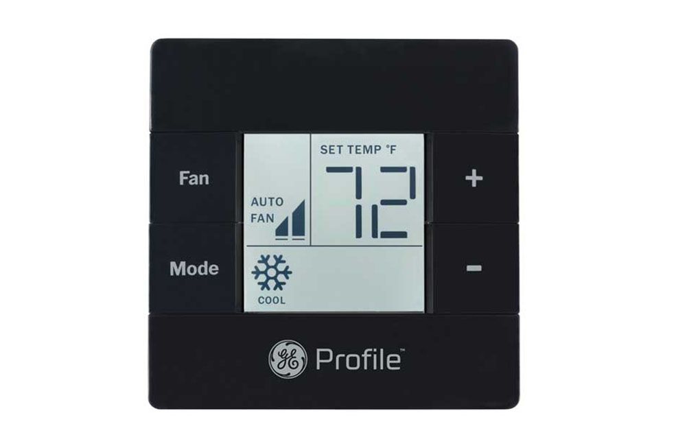 GE AC SINGLE ZONE WALL THERMOSTAT, Color: Black (RGRWT2B)