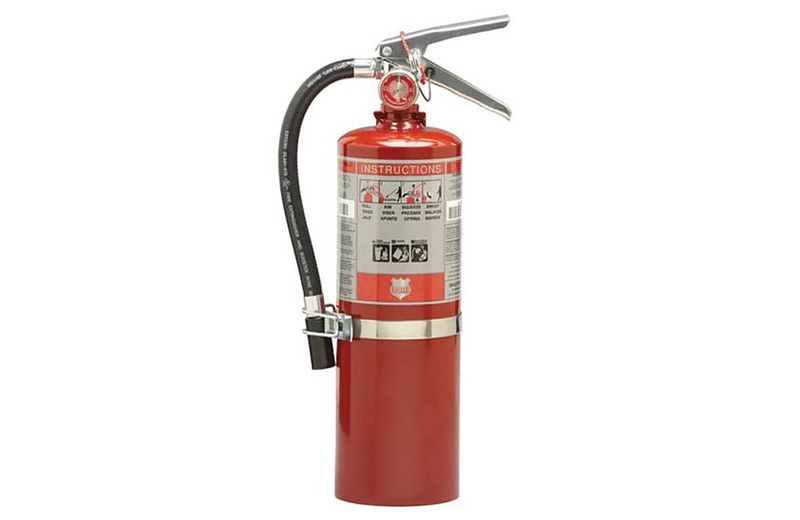 SHIELD FIRE PROTECTION RECHARGEABLE 5 LB. 3A:40BC FIRE EXTINGUISHER