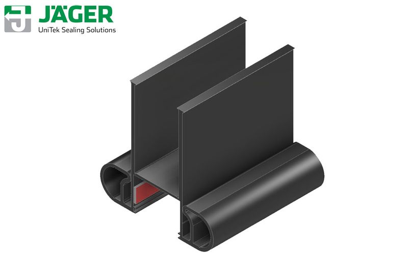 FLIP N SEAL 1.25" WALL CAP 2" WIPE DOUBLE BULB SLIDE OUT SEAL