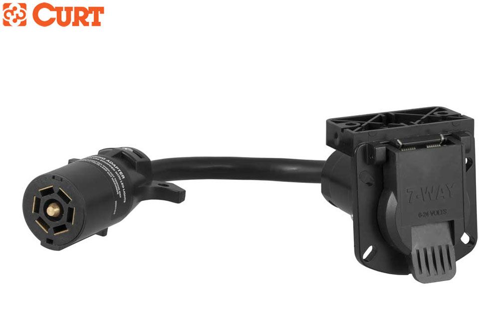 7-WAY LED ADAPTOR PLUGS INTO EXISTING 7WAY &amp; RECOGNIZES LED TRAILER LIGHTS