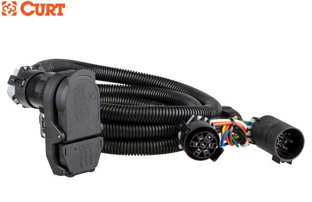 19-C SILVERADO/SIERRA 1500/2500/3500 7FT EXTENSION HARNESS (ADDS 4&amp;7WAY RV BLADE TO BED)