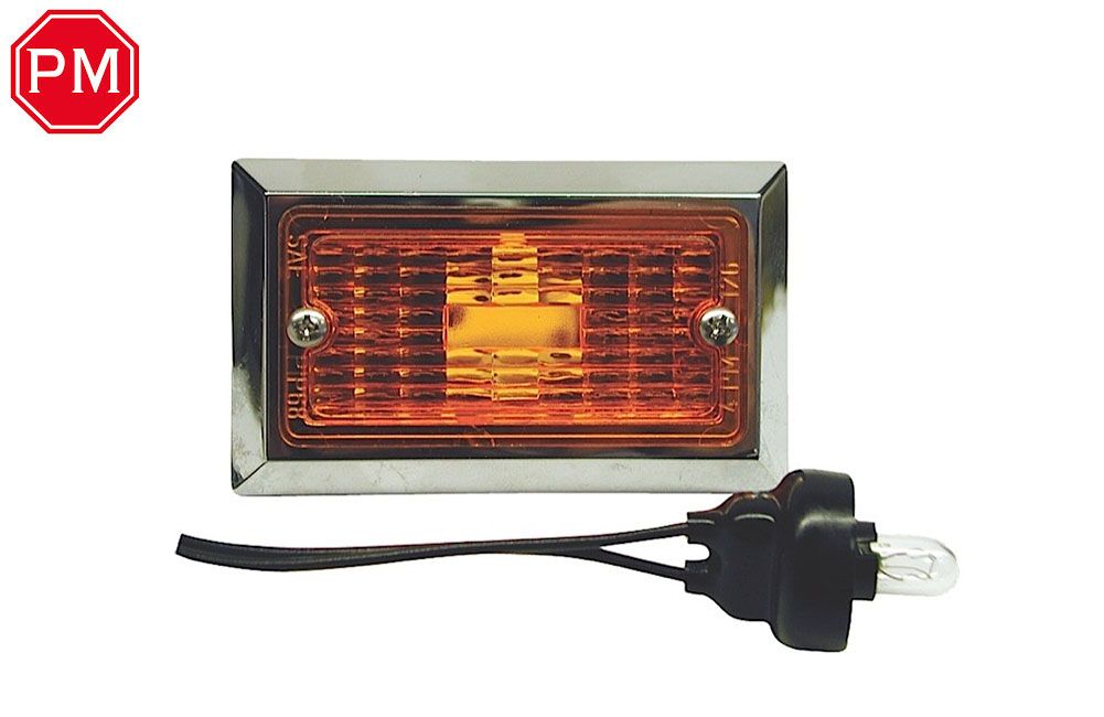RECTANGULAR MARKER LIGHT, Color: Amber (V126A)