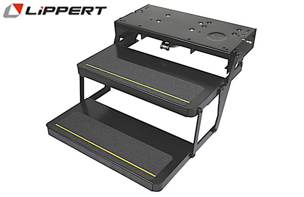 KWIKEE ORIGINAL RV STEPS (DOUBLE TREAD), Size (See Chart): 7" Rise, 9" Run (3722617)