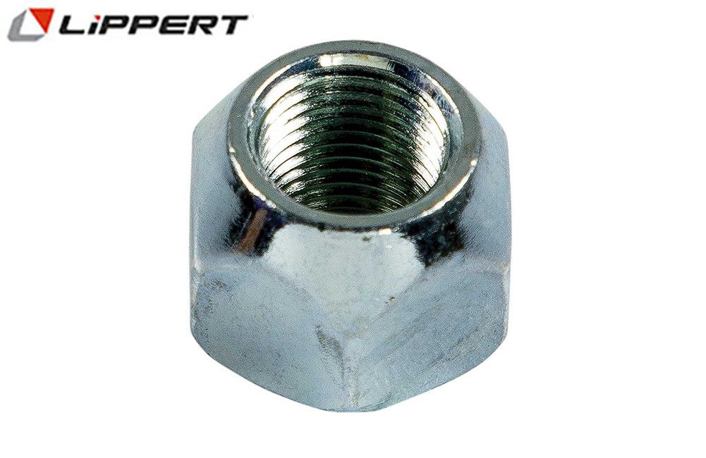 TRAILER AXLE 60DEG CONE WHEEL LUG NUT 1/2IN-20 THREAD SIZE (6-PACK)
