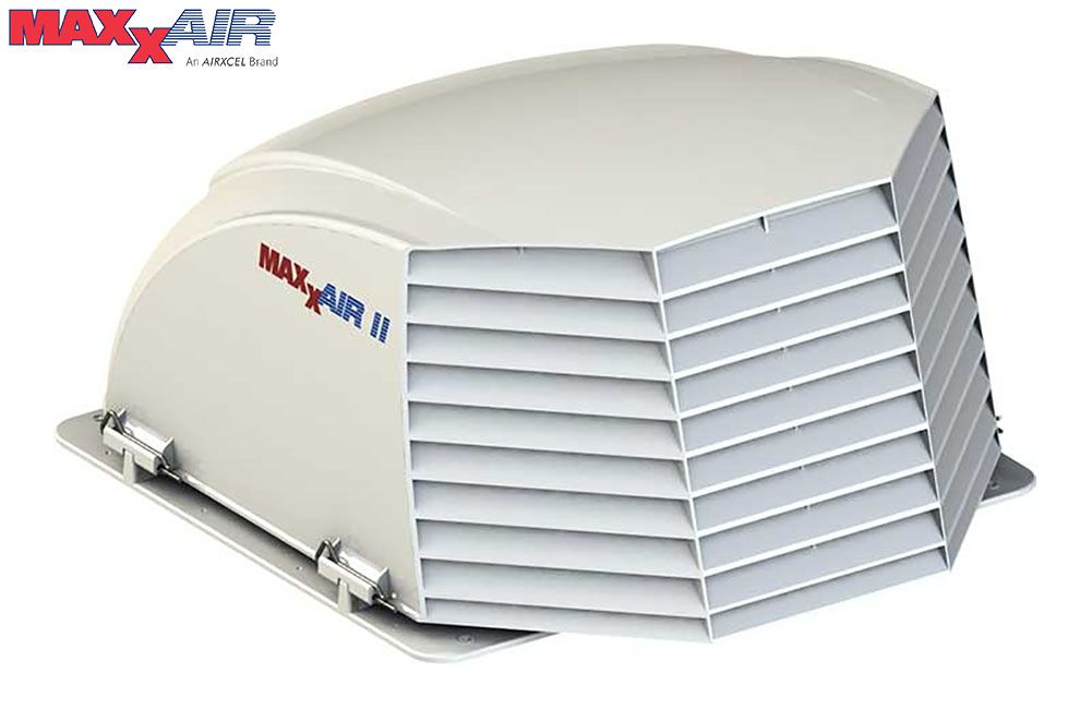 MAXX II ROOF VENT COVER, Color: White (00-933081)