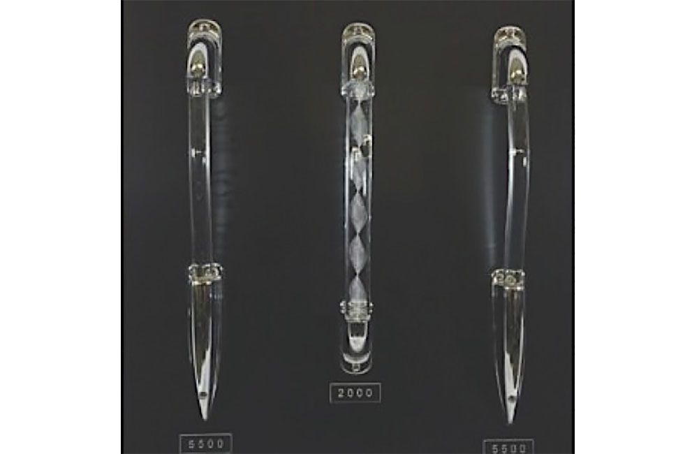 BRITE BAR 12IN LED ILLUMINTED CURVED CLEAR ACRYLIC EXTERIOR GRAB HANDLE