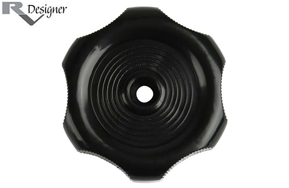 WINDOW KNOB, Color/Size: Black (w/1/2" Shaft) H711