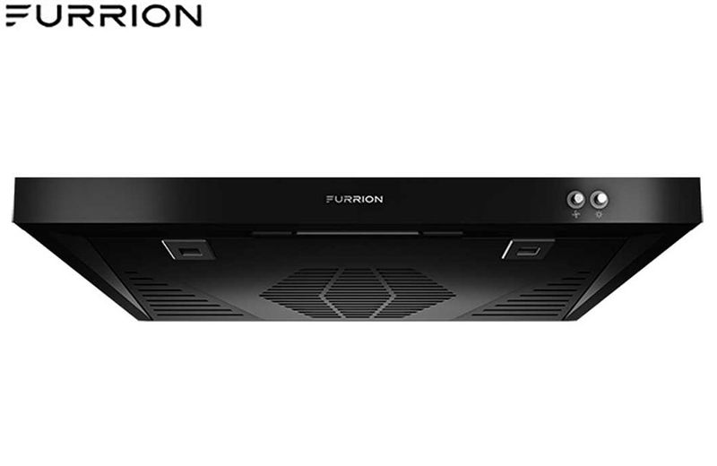 12V RANGE HOOD WITH CHARCOAL FILTER - DUCTLESS, BLACK
