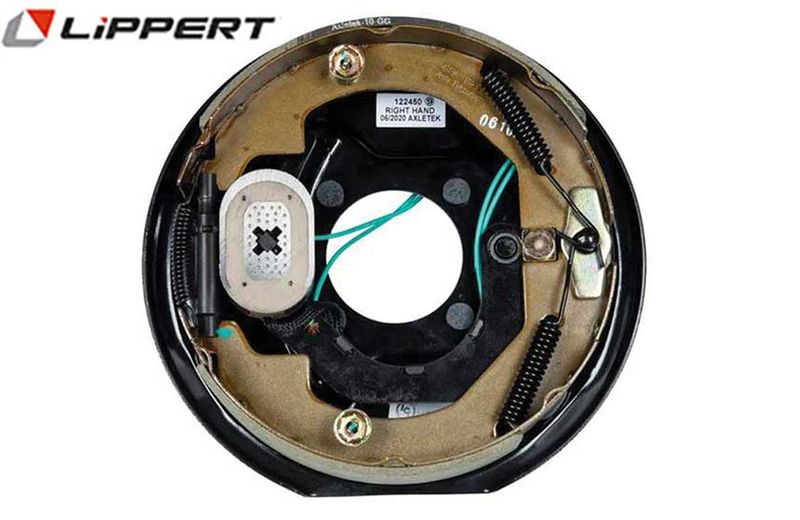 10IN X 2.25IN ELECTRIC BRAKE ASSEMBLY, 4-BOLT: 3500# AXLE