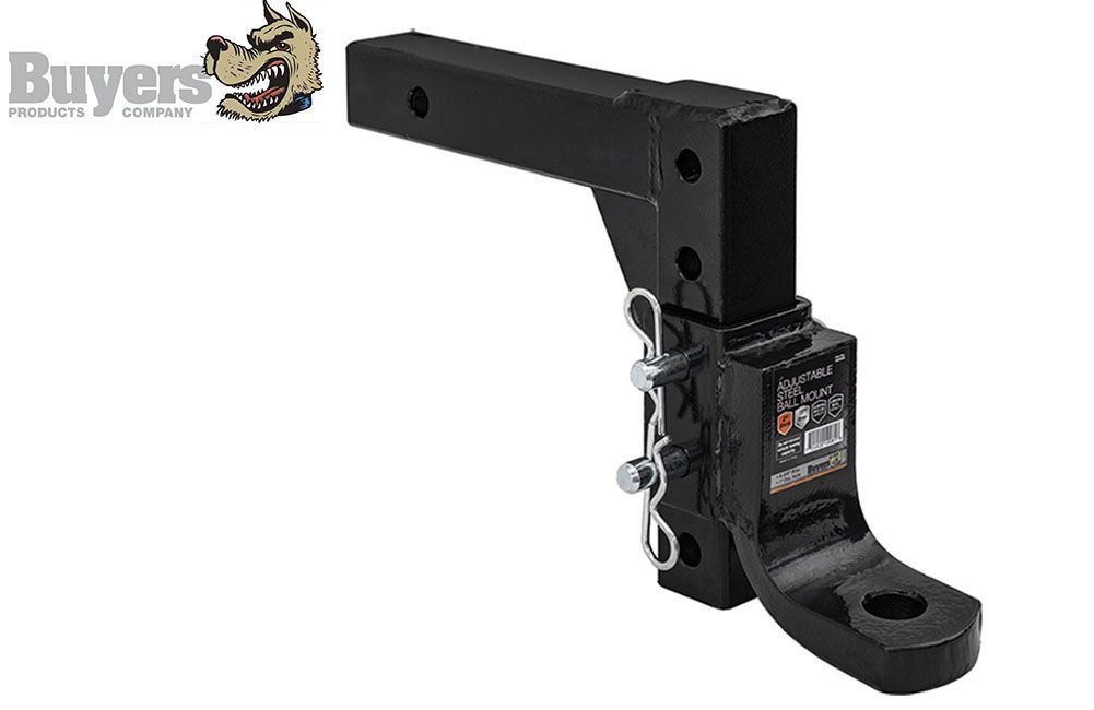 4-POSITION ADJUSTABLE SOLID SHANK BALL MOUNT