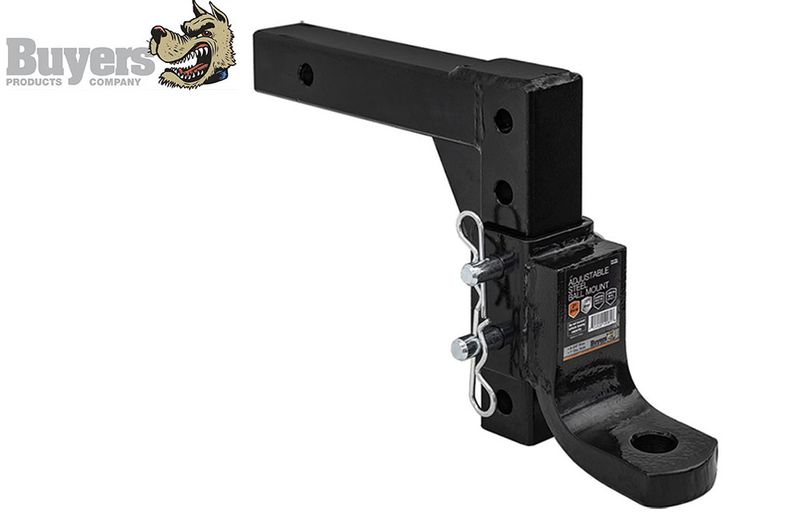 4-POSITION ADJUSTABLE SOLID SHANK BALL MOUNT
