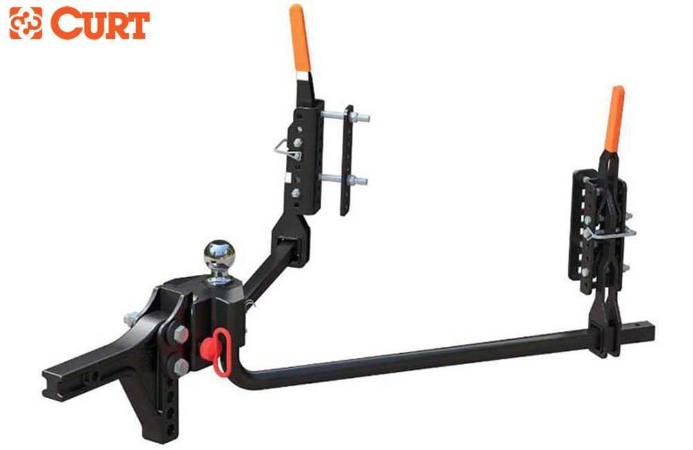 TRAILER-MOUNTED WEIGHT DISTRIBUTION HITCHES