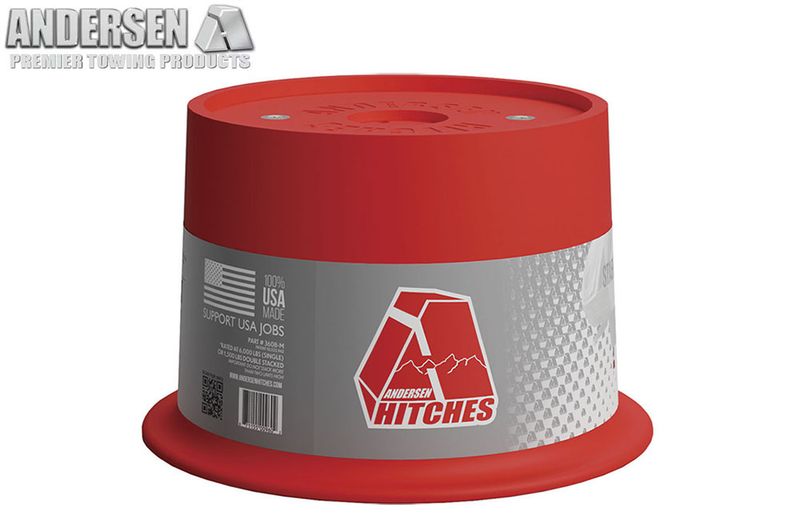 8IN TRAILER JACK BLOCK - FITS UP TO 9IN ROUND JACK PAD (EACH)