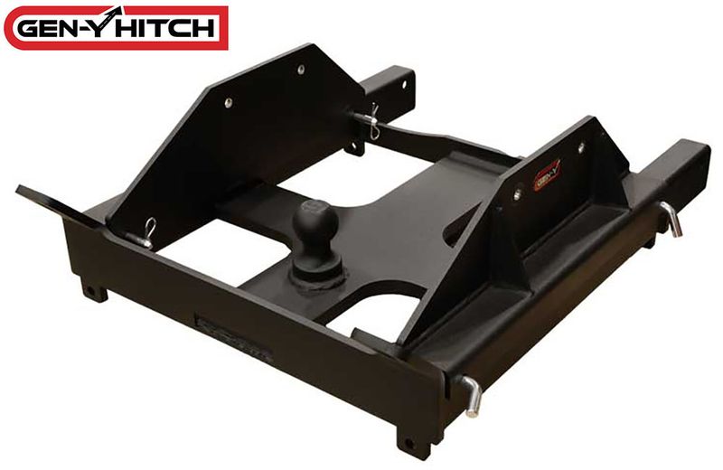 5TH WHEL &amp; GOOSENECK COMBO HITCH FOR RAIL SYSTEM TOWING 25,000 LBS.