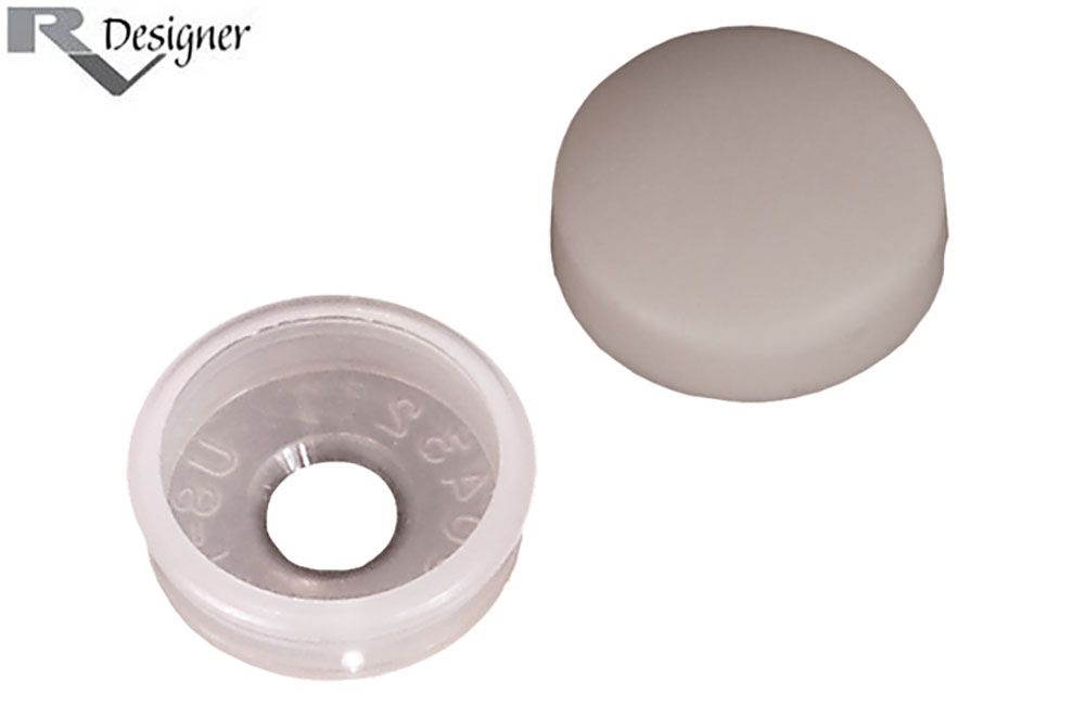 SCREW COVERS, Color: White (H601)